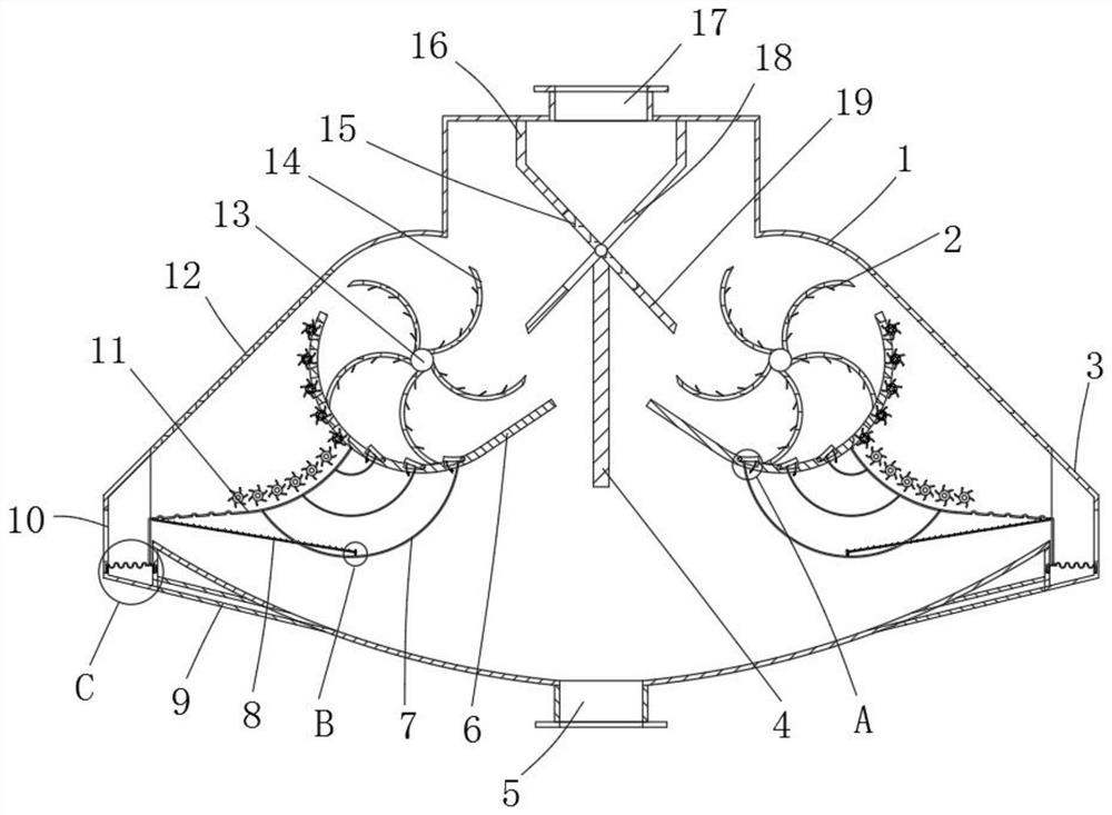 Polyvinyl chloride plastic regeneration cleaning sewage treatment equipment and treatment method thereof