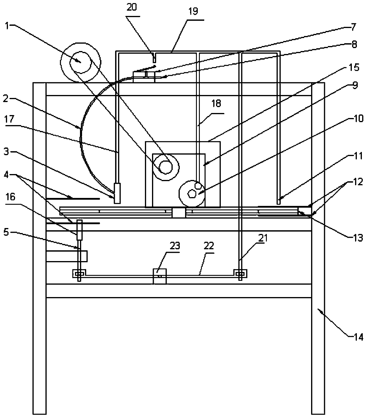 Fruit and vegetable core removing and slicing machine