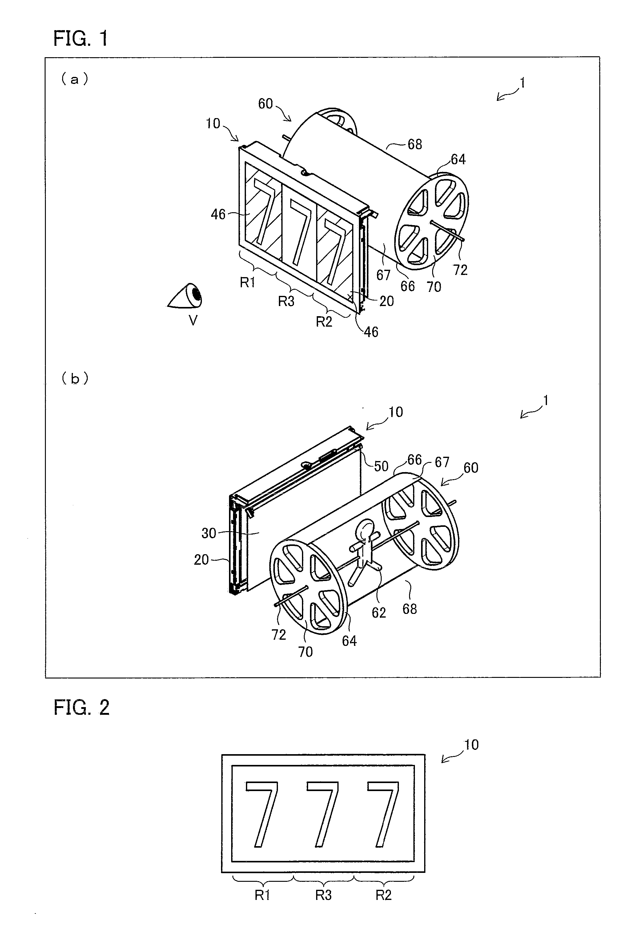 Liquid crystal display unit, game device and display method for use in liquid crystal display unit