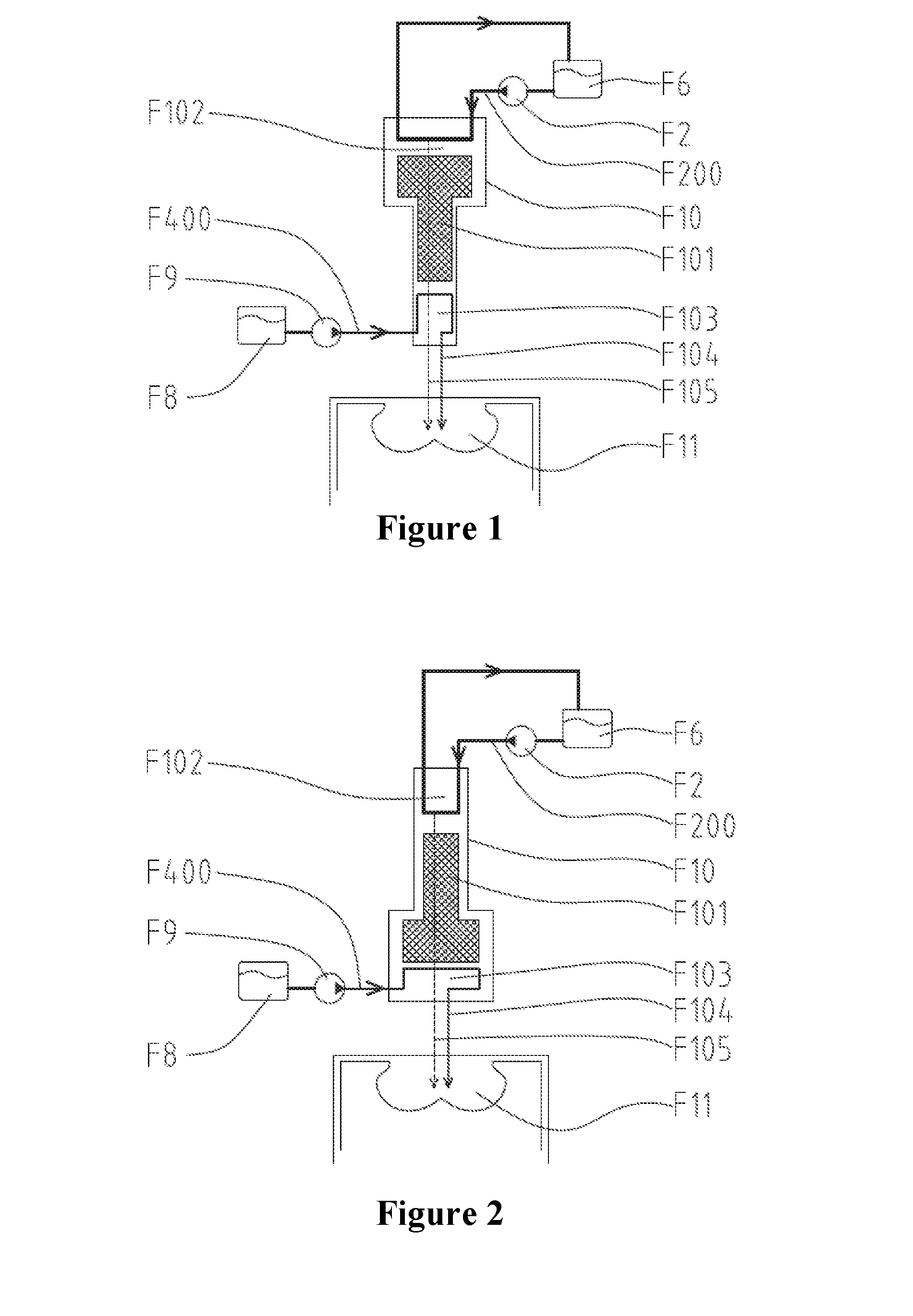 Method, system, and fuel injector for multi-fuel injection with pressure intensification and a variable orifice