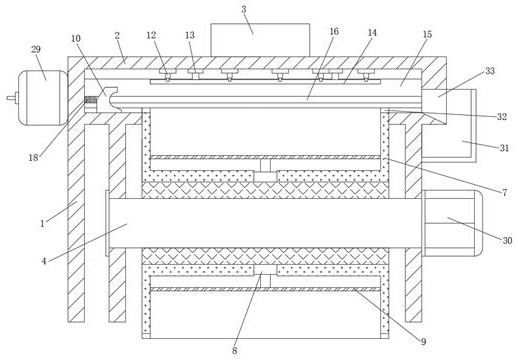 Paver for road hardening construction device