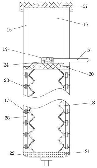 Paver for road hardening construction device