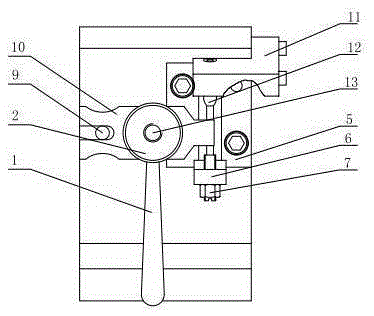 A drill die structure for machining plunger oblique holes