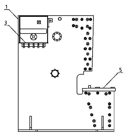 Assembling type machine frame of hydraulic plate shearing machine