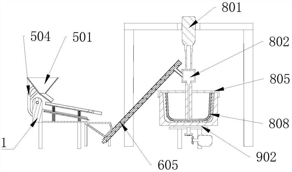 Automatic quartz crucible feeding and forming system