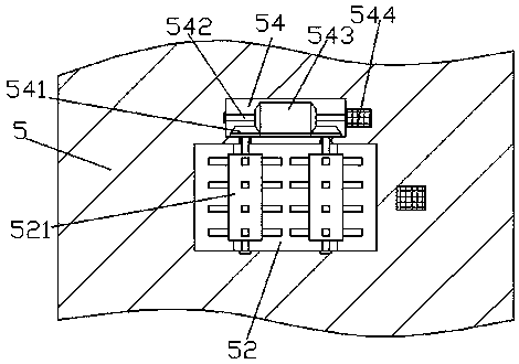 Feed feeding vehicle for livestock breeding