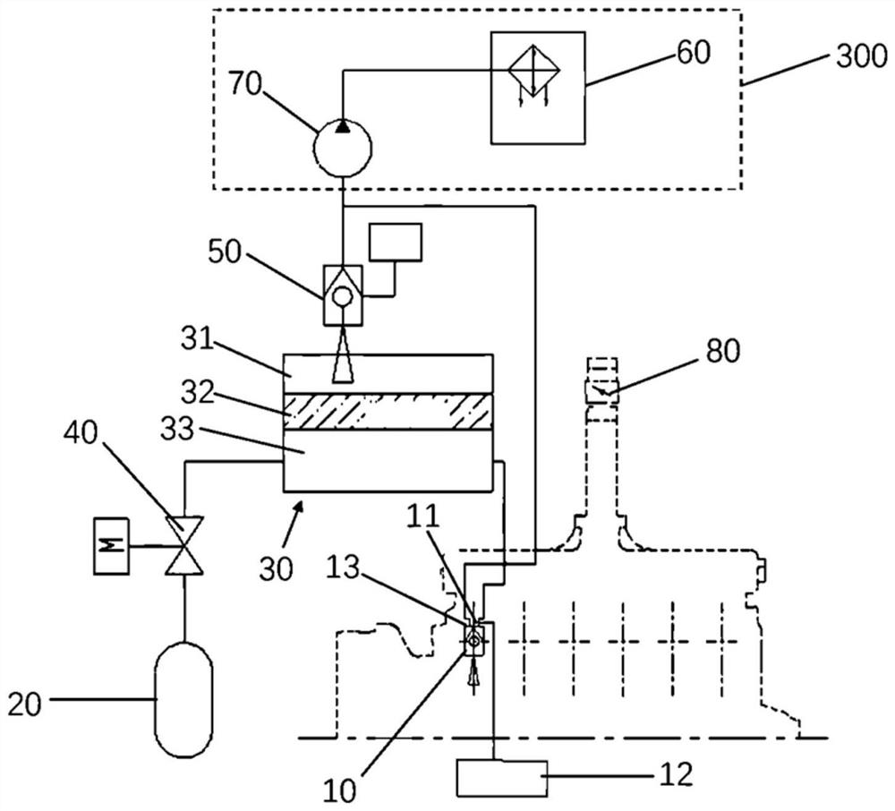 Air-assisted injection system for engine, cold start control method and vehicle