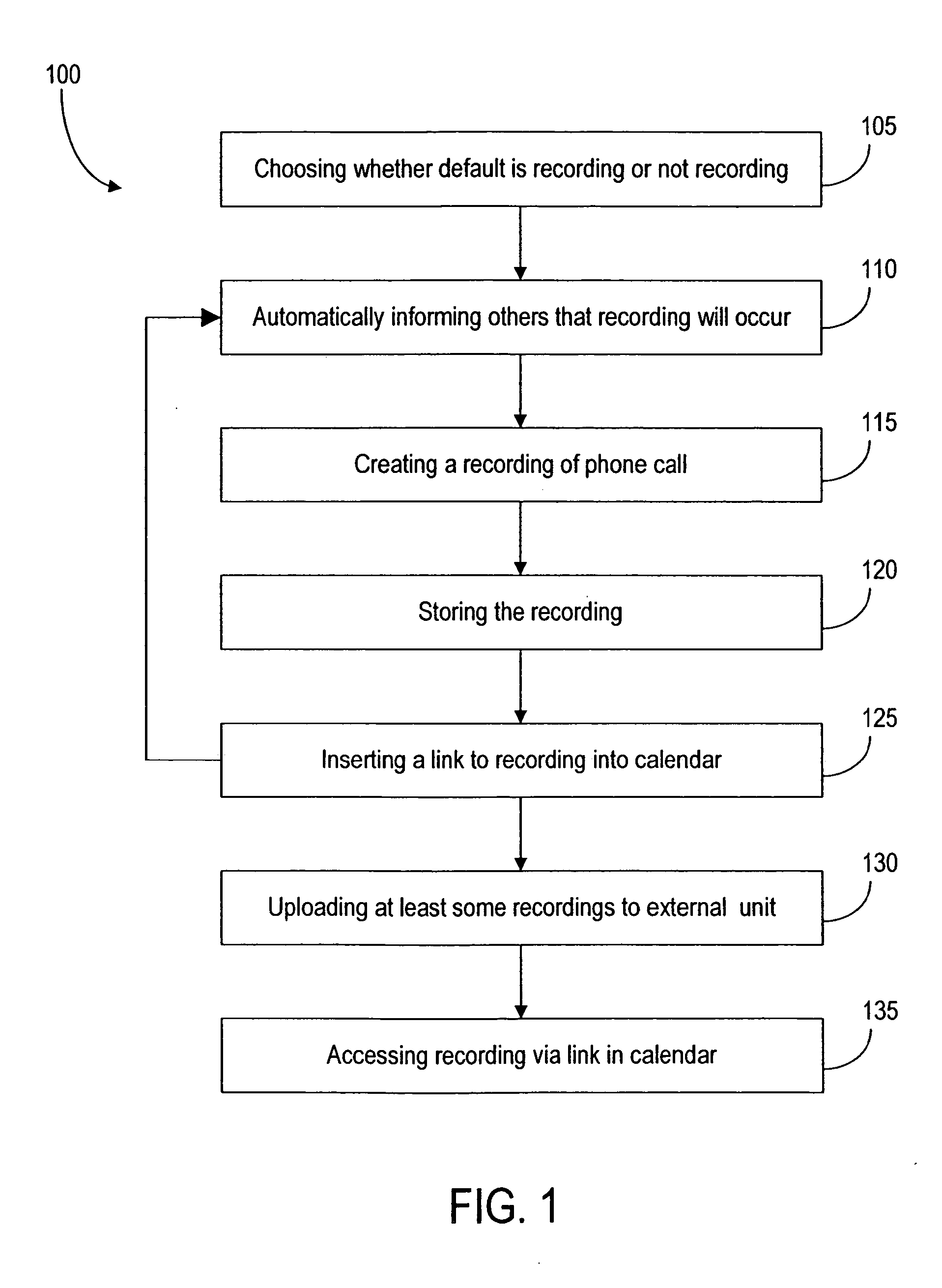 Method, mobile device, system and software for establishing an audio note journal