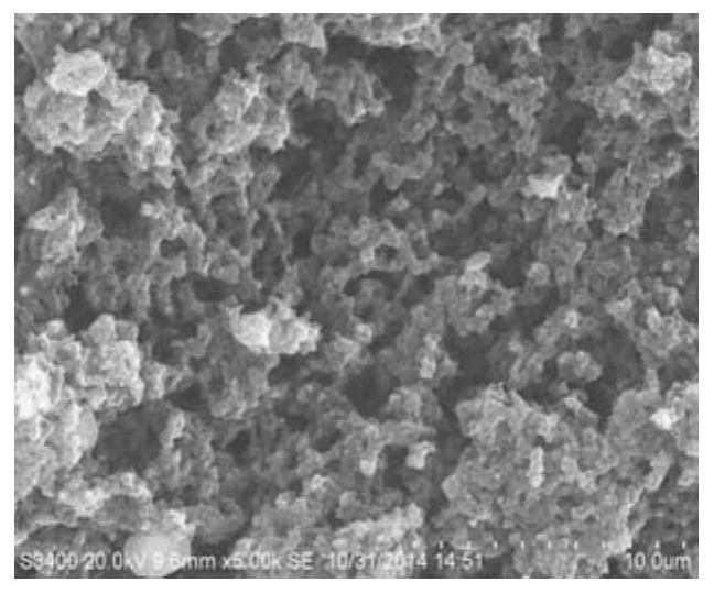 Preparation method of nitrogen-manganese co-doped hierarchical porous carbon material