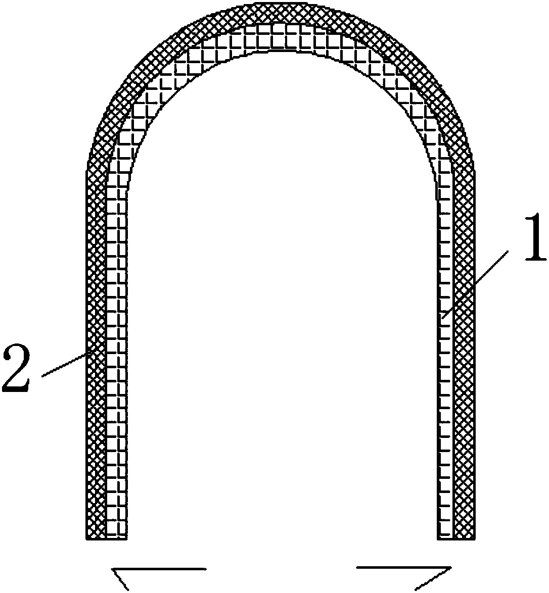 Circular composite particle for improving fracture healing