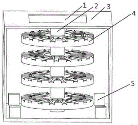 Rotary water planting device for plants