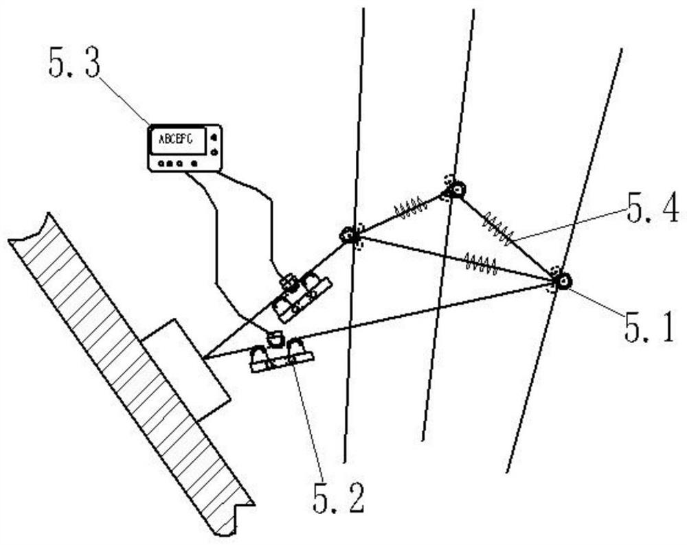One-way cable driven pitching motion type large radio telescope