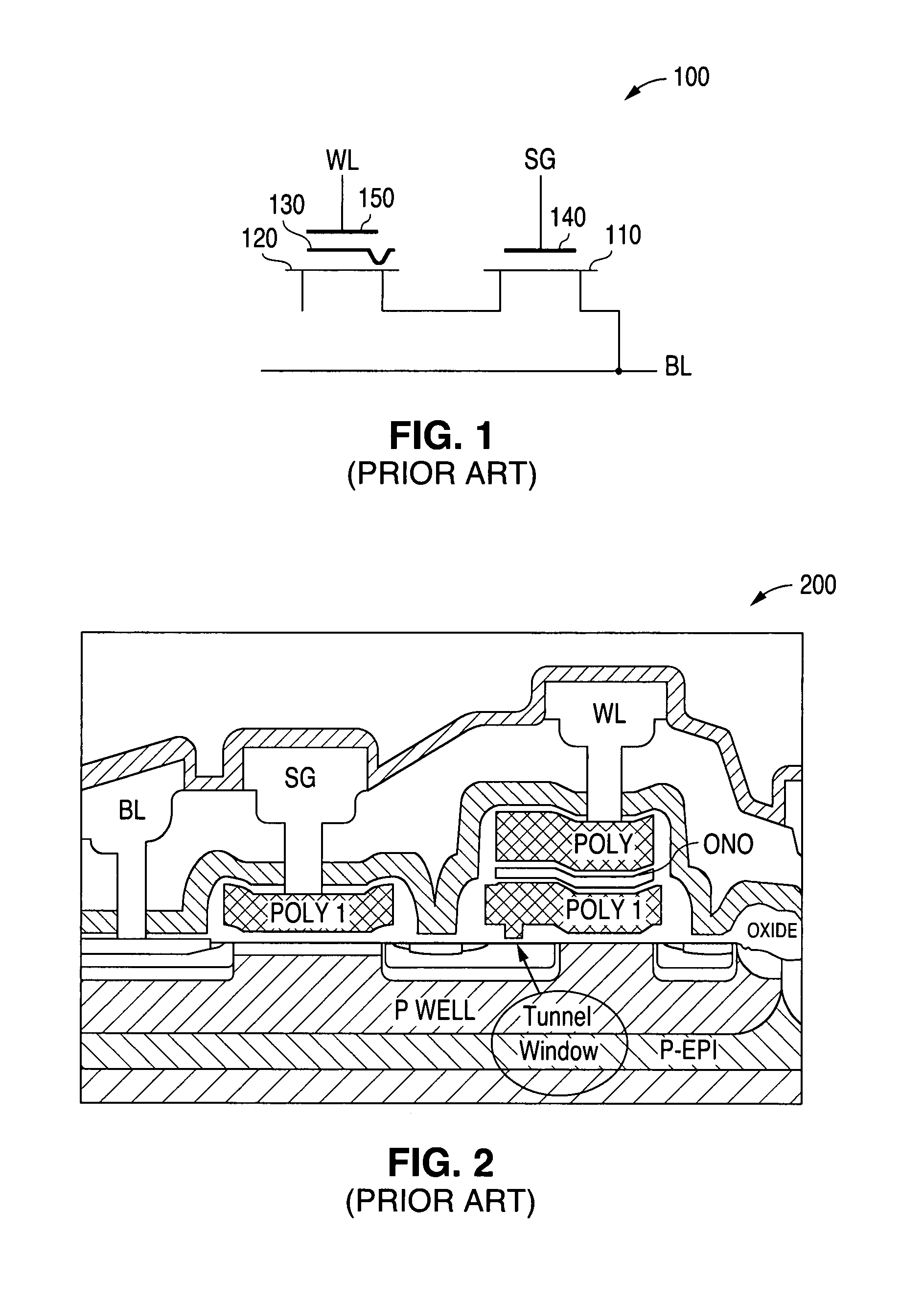 System and method for providing an EPROM with different gate oxide thicknesses