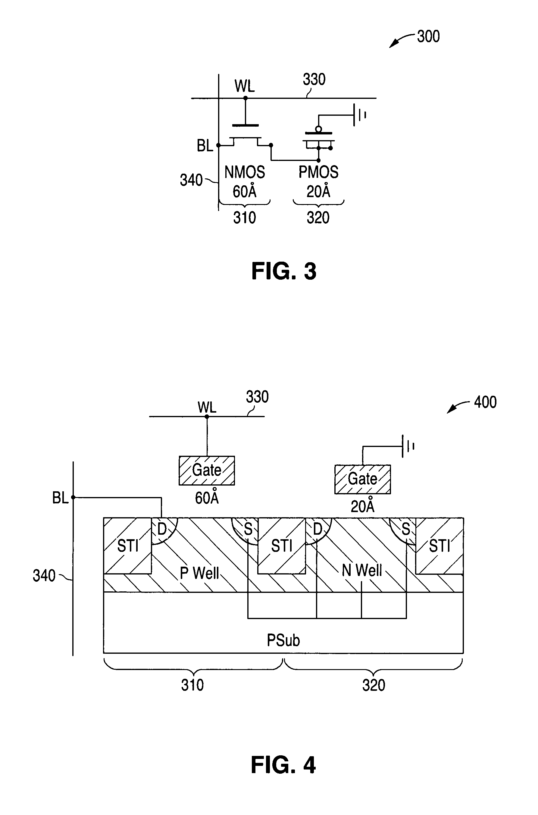 System and method for providing an EPROM with different gate oxide thicknesses
