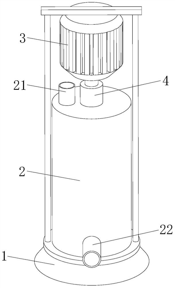 Building material mixing device