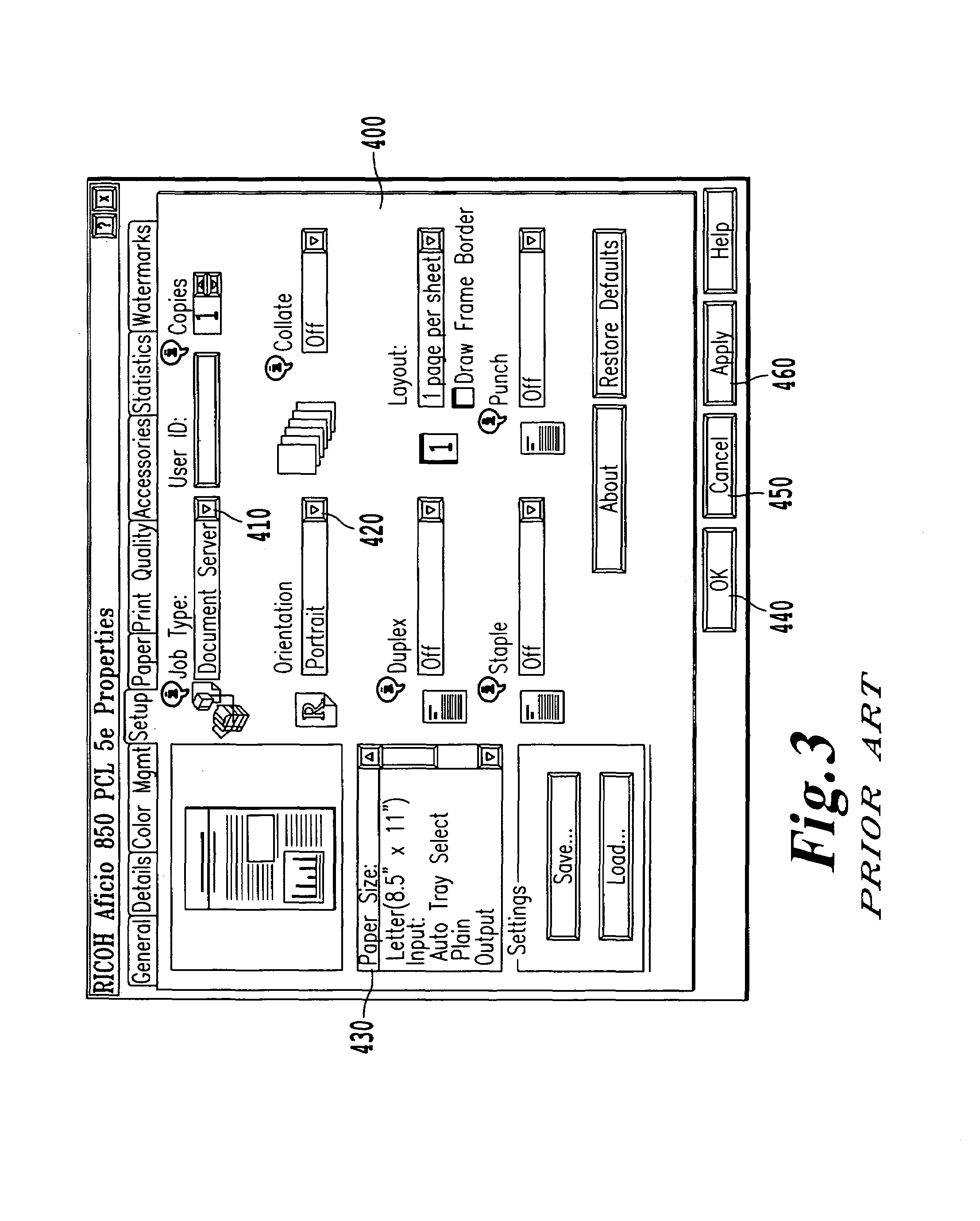 System, method and computer program product for remote managing a document server print job