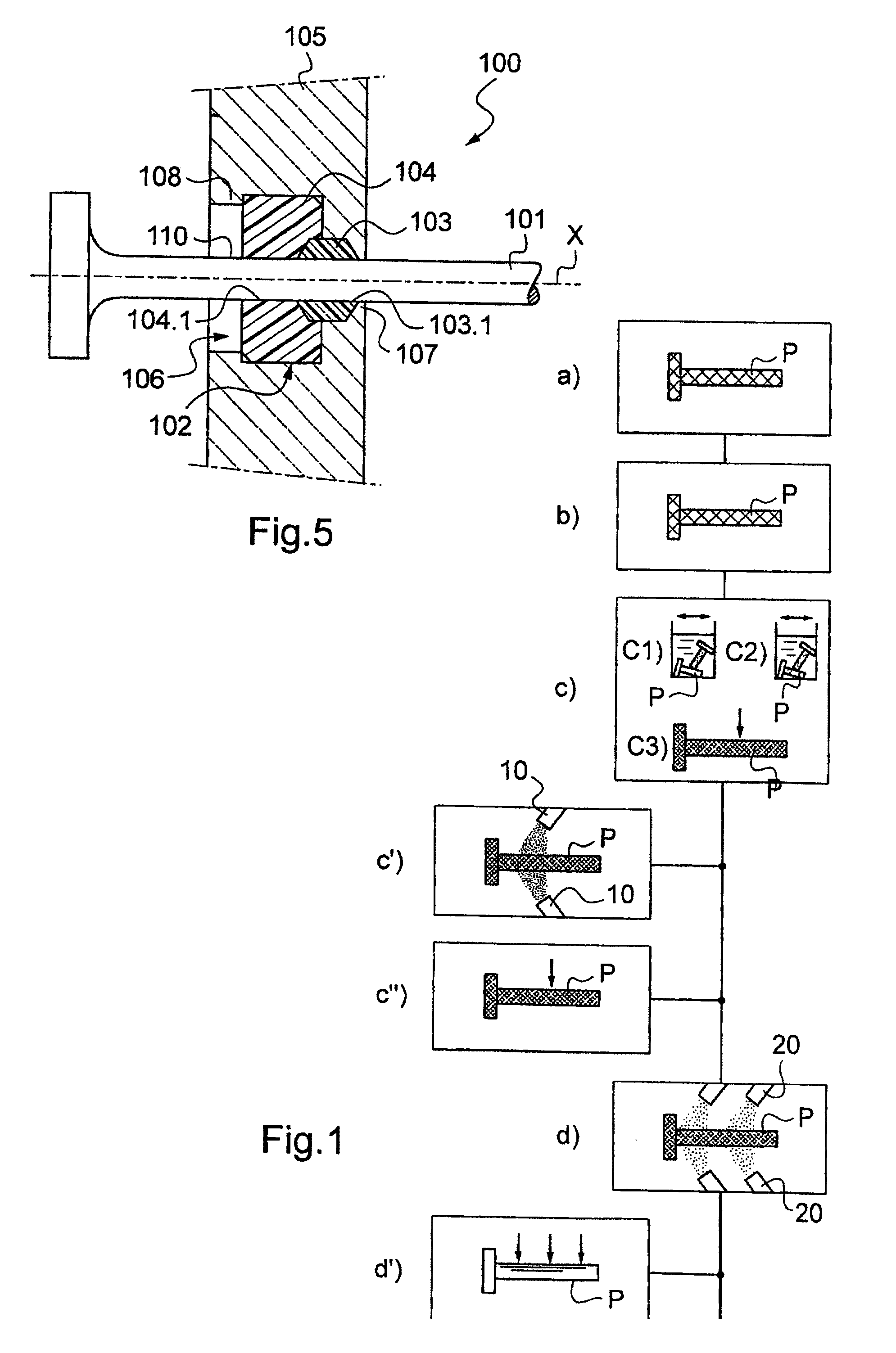 Method of surface treating a mechanical part made of high-strength steel, and a sealing system obtained by implementing said method