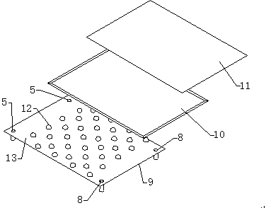 Superthin superconducting-type heat absorbing plate core and flat-plate solar collector