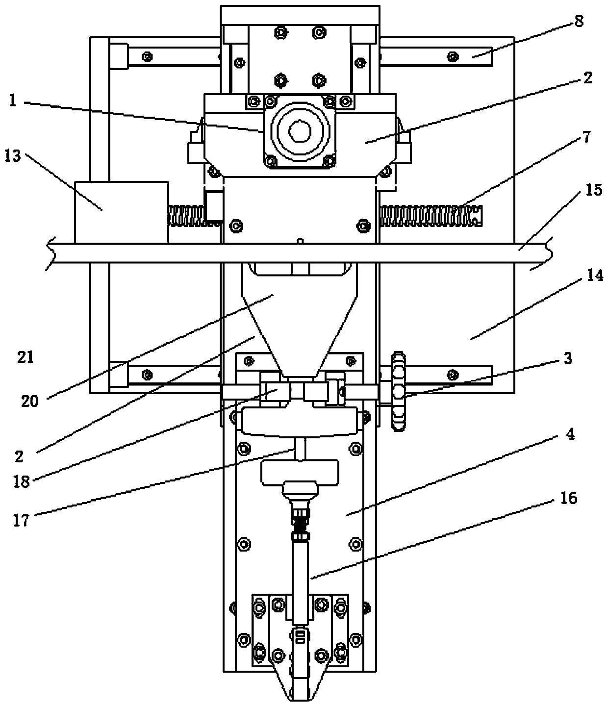 Tension measuring device and tensiometer auxiliary clamping tool thereof