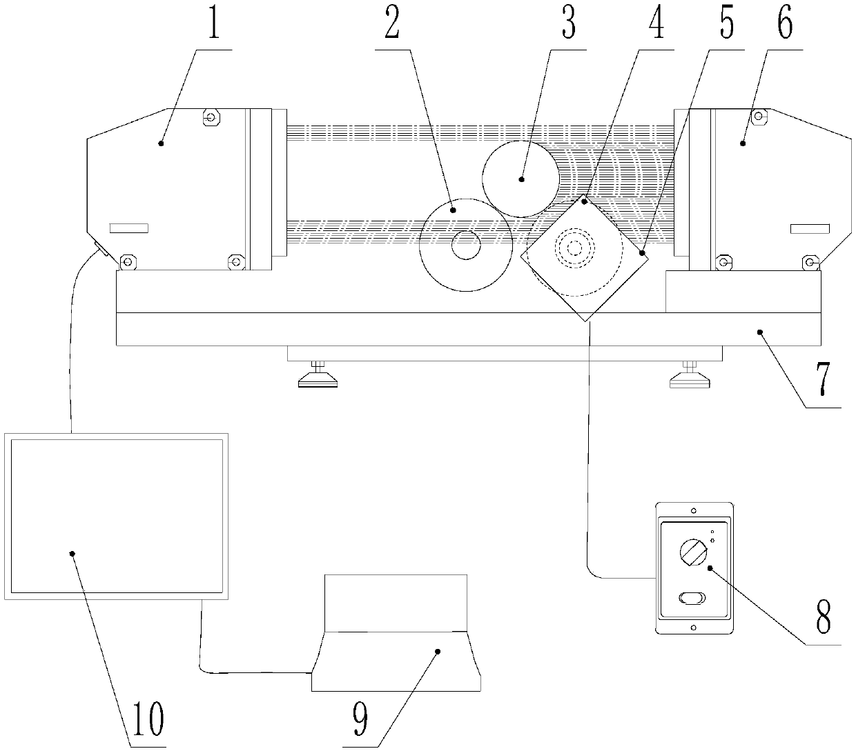 Method for measuring differential stress by using rock core