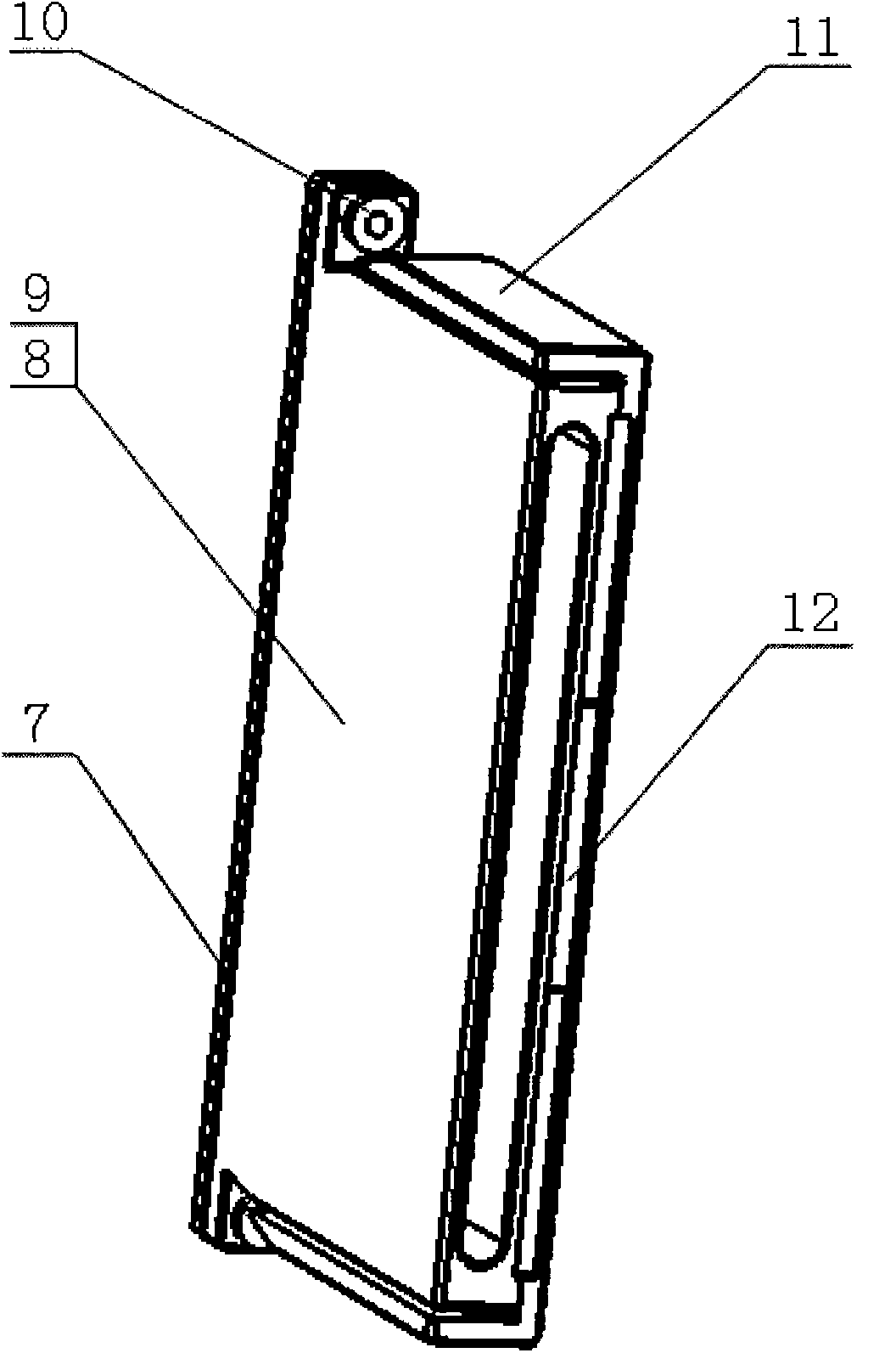 Faraday apparatus for measuring beam