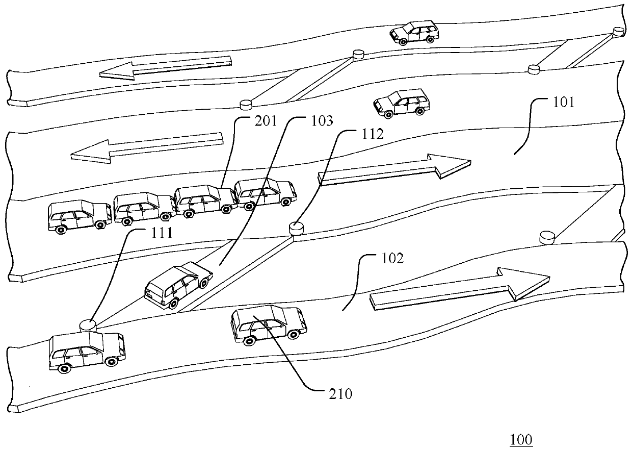 Traffic system, vehicle and control method thereof