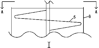 Barrel contained solidified waste grease discharging device