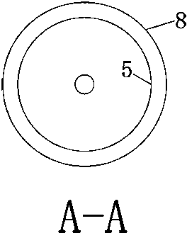 Barrel contained solidified waste grease discharging device