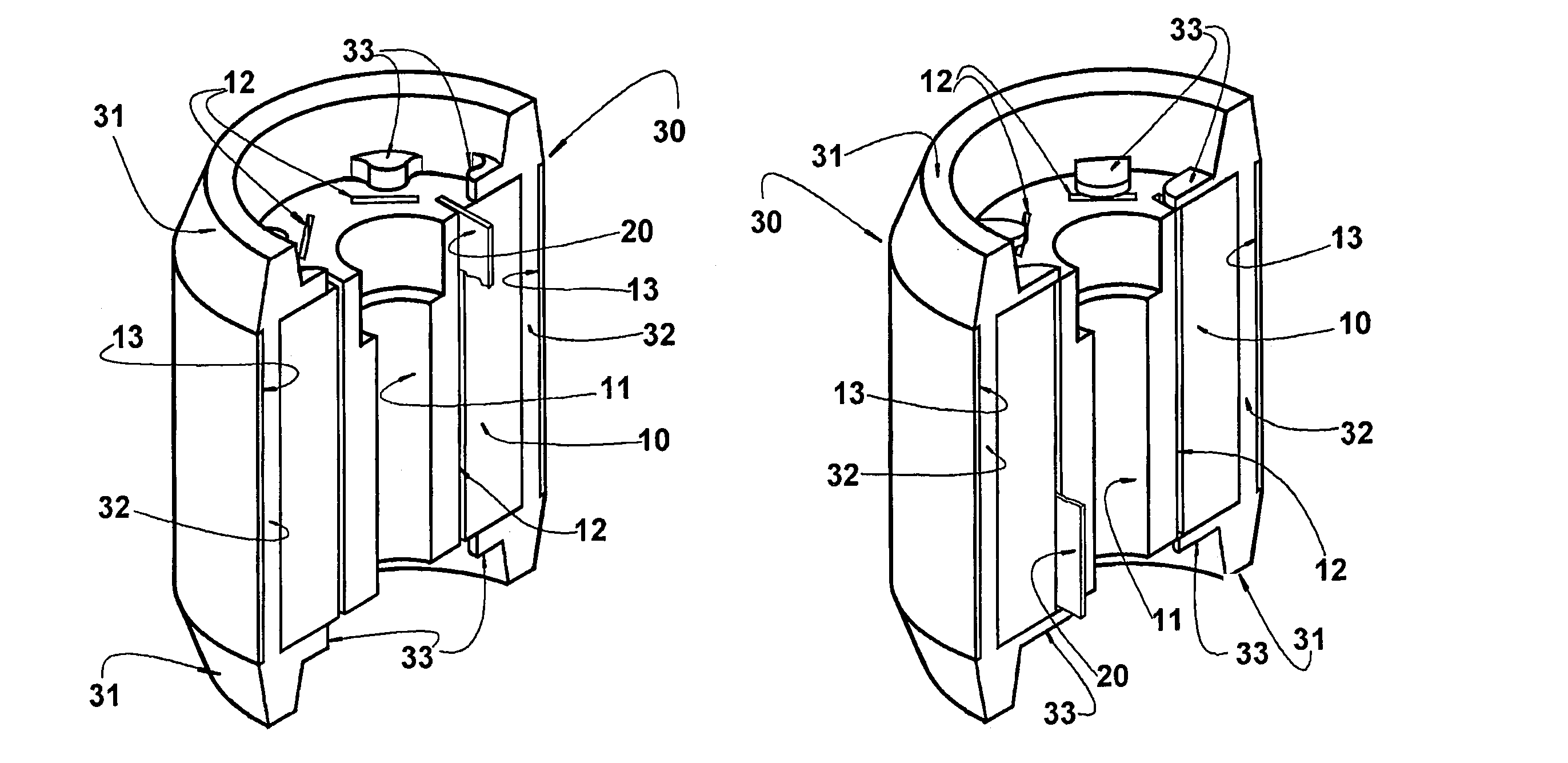 Process for mounting magnets in an electric motor rotor