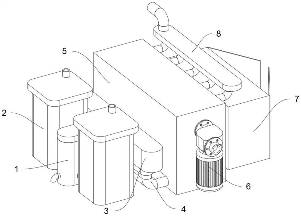 Reaction heat recycling device for petrochemical industry