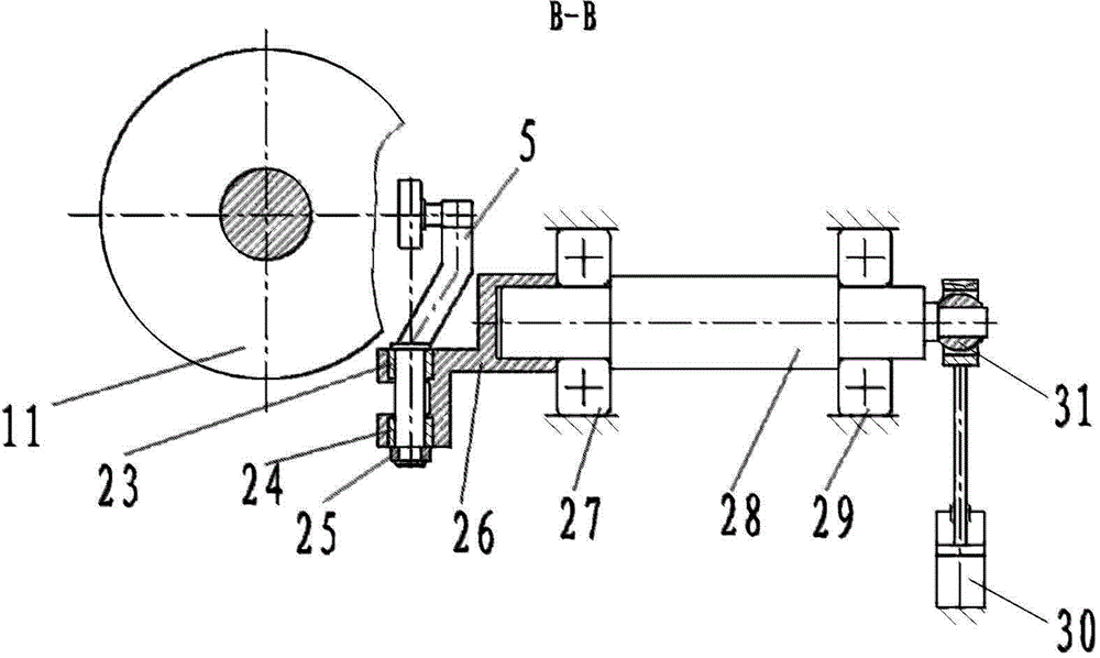 High-speed testing machine for offset double oscillating follower double swash plate end face cam joint bearing