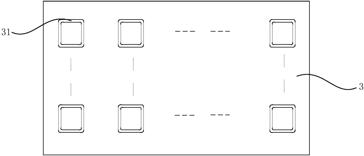 Glass cement printing device