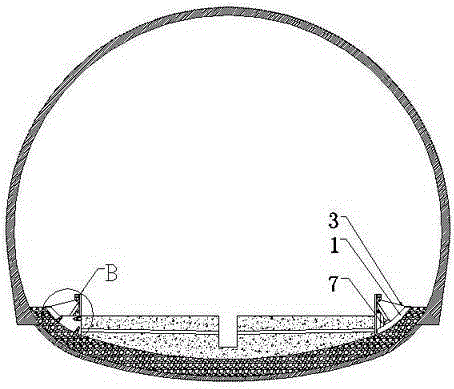 Integrated formwork and its construction technology for tunnel inverted arch backfill construction