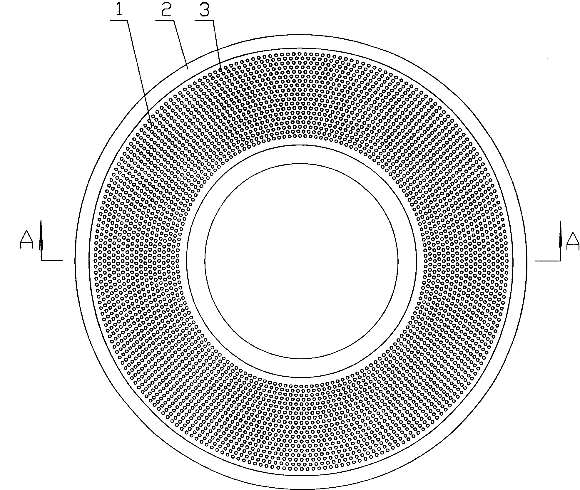 Method for making acrylic fibre by fine denier dry method and spinning nozzle