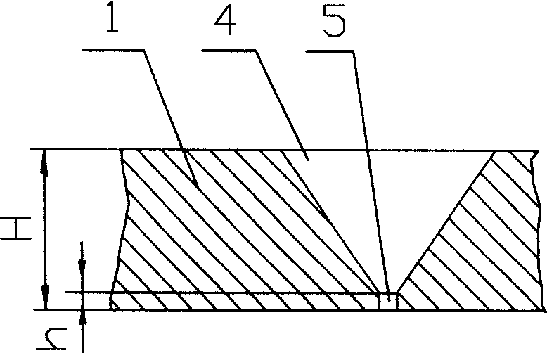 Method for making acrylic fibre by fine denier dry method and spinning nozzle