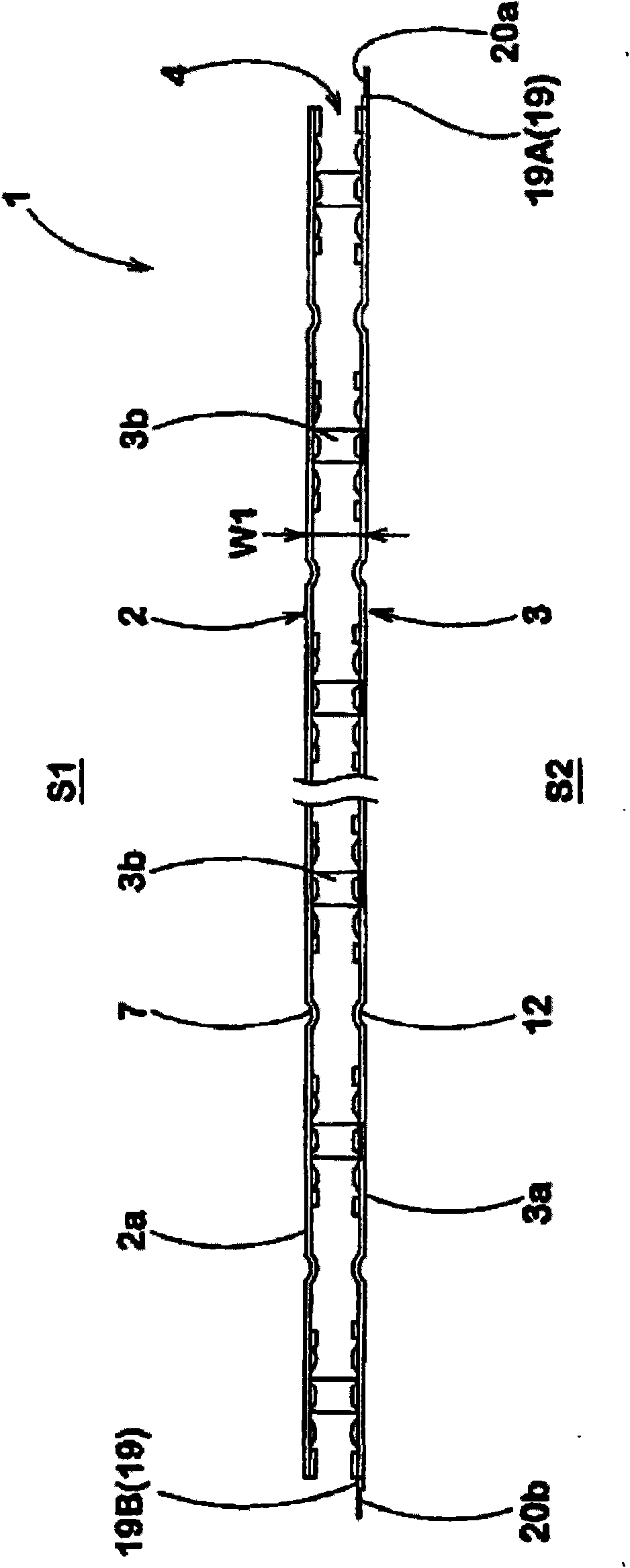 Spacing part for cooling body and air-conditioner pad using same