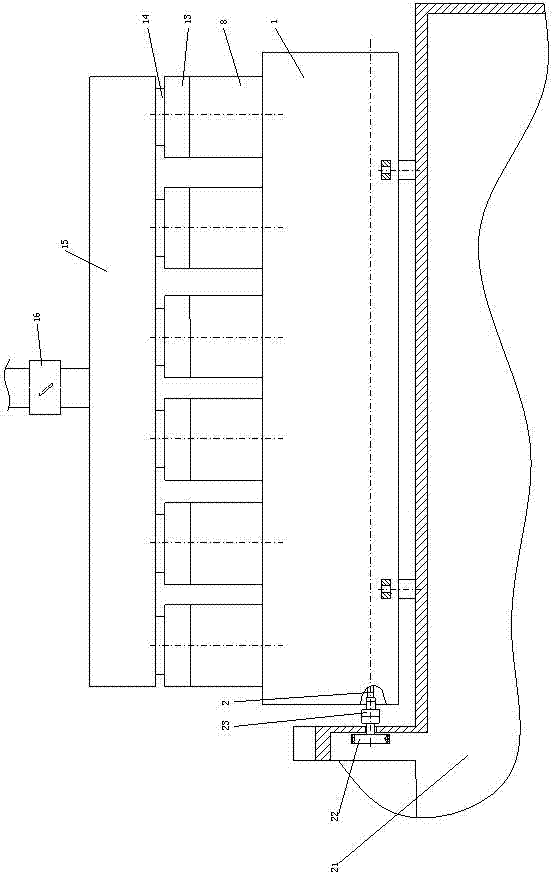 Fuel gas inlet device of fuel gas engine and air inlet method thereof