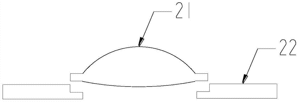 Optical magnifying combination lens, head-mounted display optical system and equipment