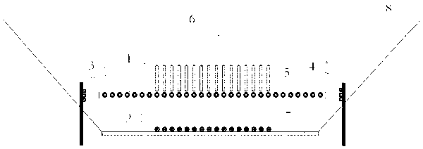 Composite artificial aquatic plant and ecological ball device and use method