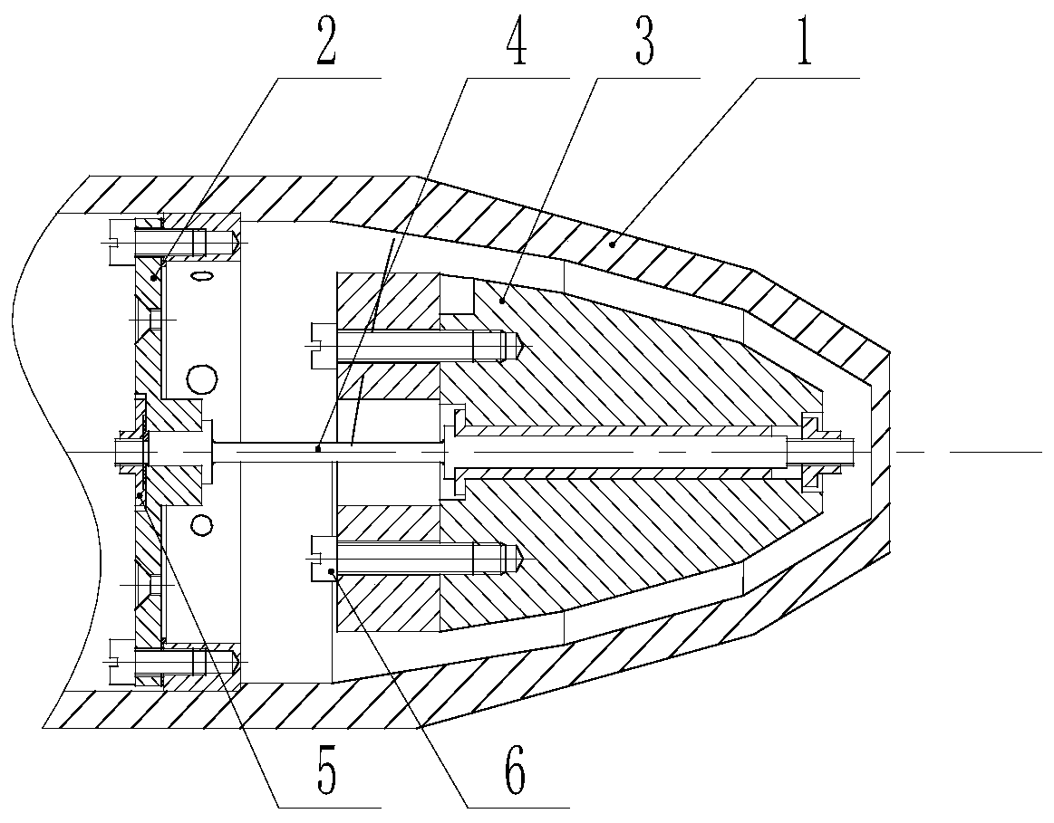 Wind tunnel model passive vibration suppressor and method for confirming size of vibrator cantilever beam