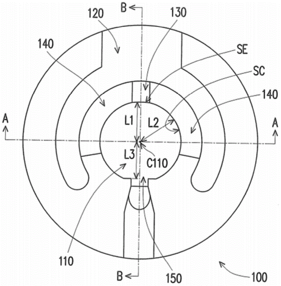 Die for forming lens, lens, and method for manufacturing lens