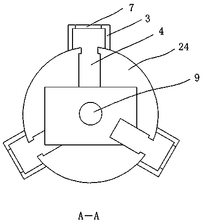 Warped bar pressure positioning type creel structure