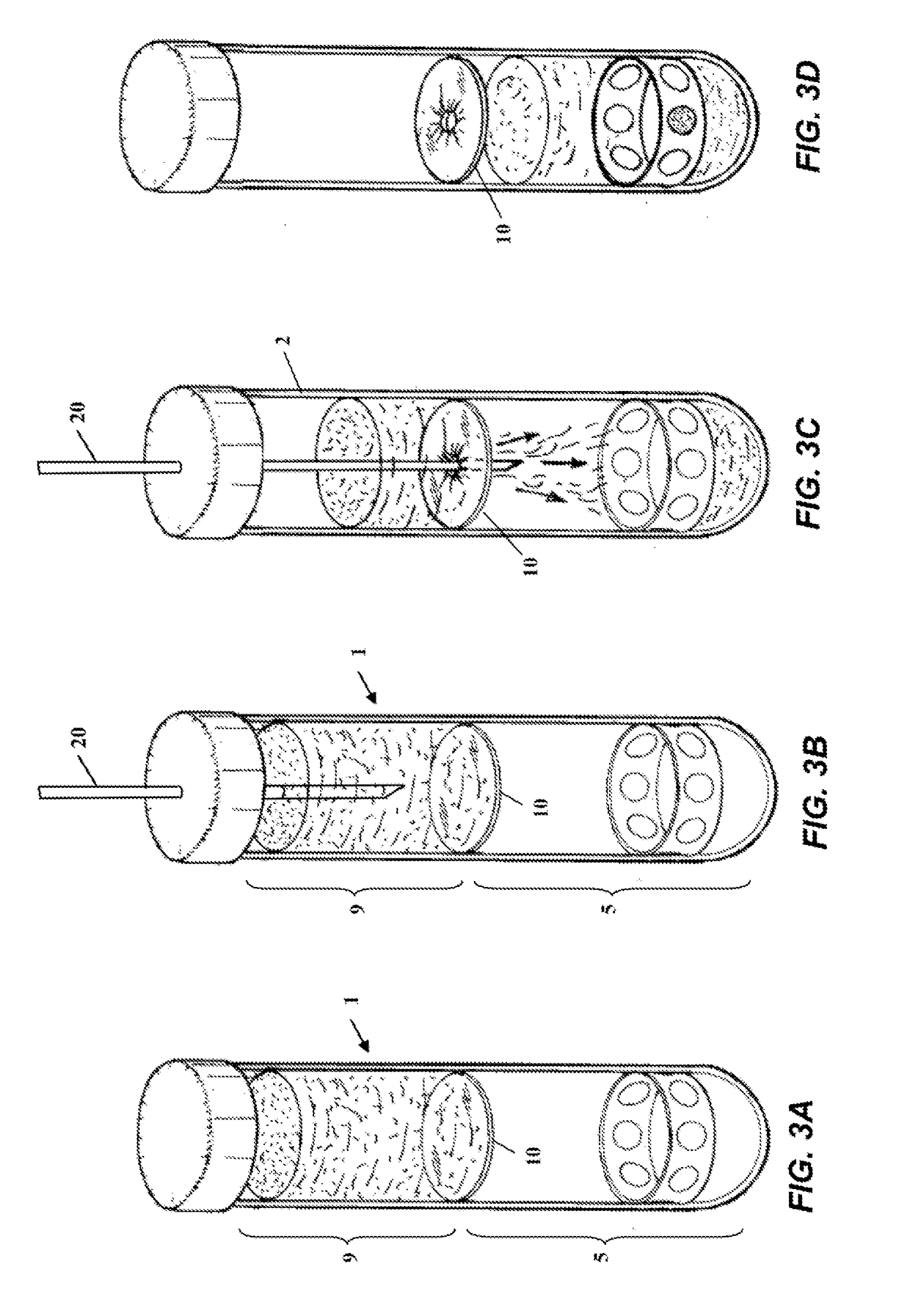 Container for determining of analytes and/or chemico-physical parameters, as well as determining of urinary sediment, in urine; and method of full urine analysis using this container