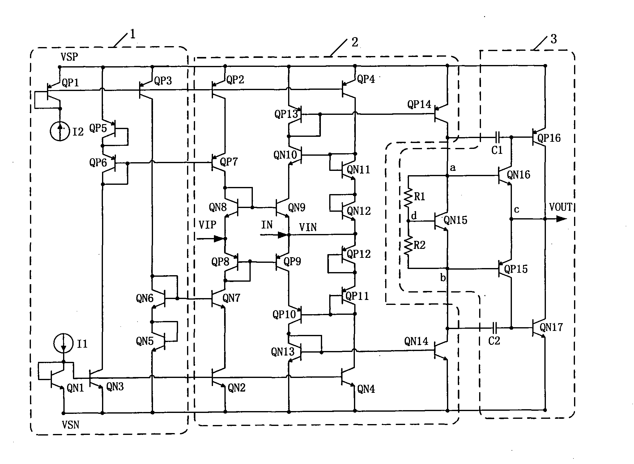 Current feedback operational amplifier circuit
