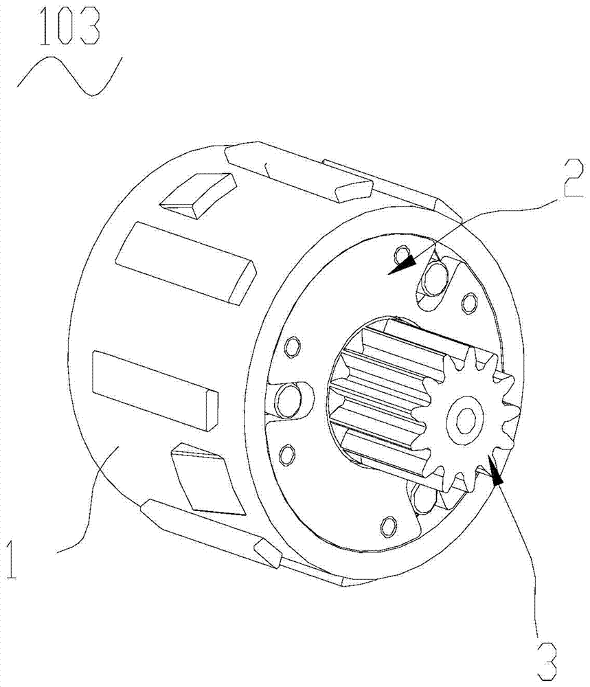 A self-locking one-way transmission mechanism