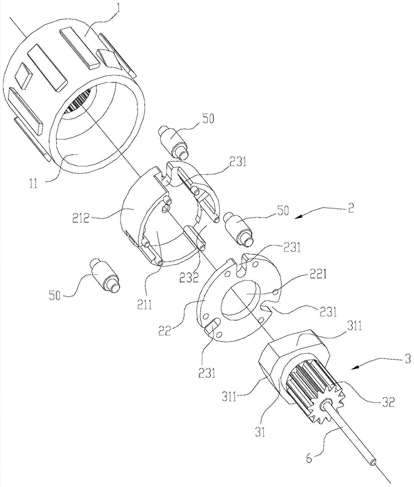 A self-locking one-way transmission mechanism