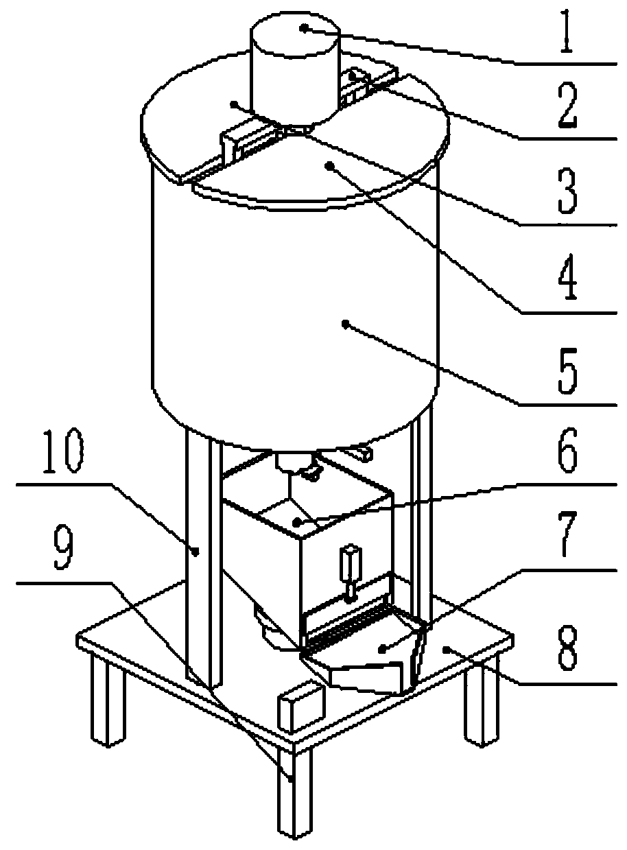 A dry fruit wholesale automatic delivery device