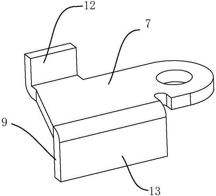 Actuating mechanism of lock and lock capable of being locked automatically