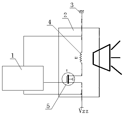 Non-contact electronic horn using pure aluminum wire drive coil