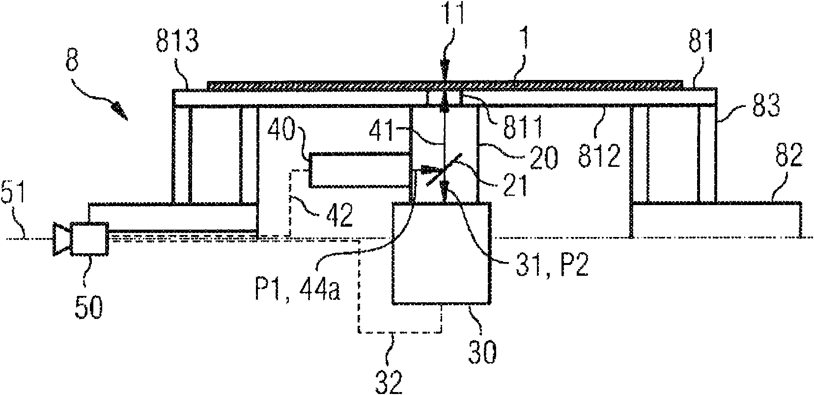 Method and device for the spectral analysis of a metal coating layer deposited on the surface of a steel strip